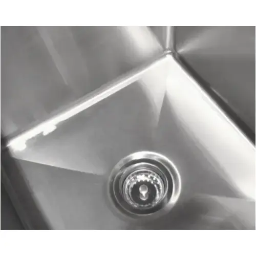 Universal C2T242114 54" Two Compartment Commercial Sink