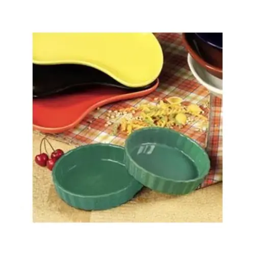 C.A.C. China QCD-5-G - Festiware Quiche Baking Dish 5" - (2 Dozen per Case)