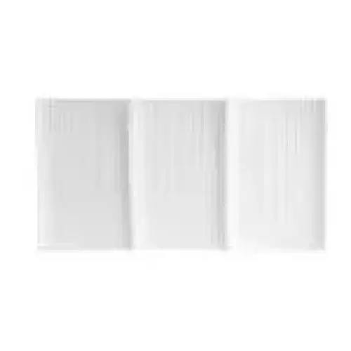 C.A.C. China SUS-3P - Sushi Signature Divided Plate 14-7/8" - (1 Dozen per Case)