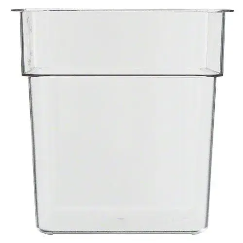 Cambro 4SFSCW-135 - 4 qt Polycarbonate Food Storage Container - Camwear CamSquare (6 per Case) 
