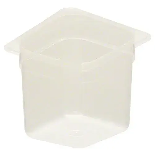 Cambro 66PP-190 - 2.4 qt Sixth-Size Translucent Food Pan (6 per Case) 