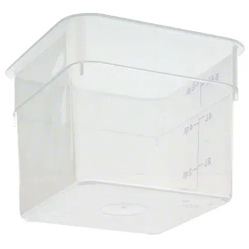 Cambro 6SFSPP-190 - 6 qt Polypropylene Food Storage Container - CamSquare (6 per Case) 