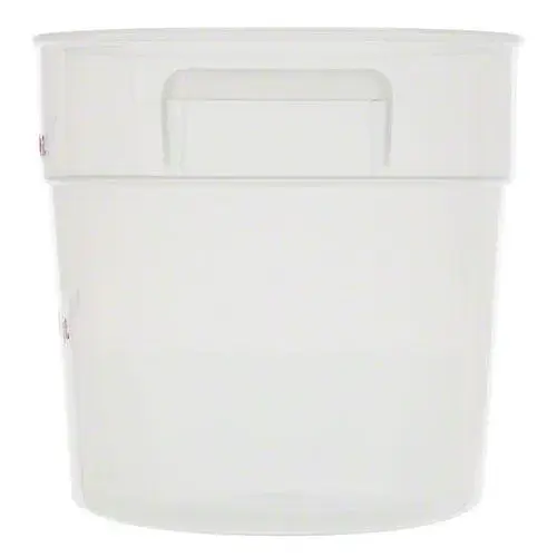 Cambro RFS1PP-190 - 1 qt Polypropylene Round Food Storage Container (12 per Case) 