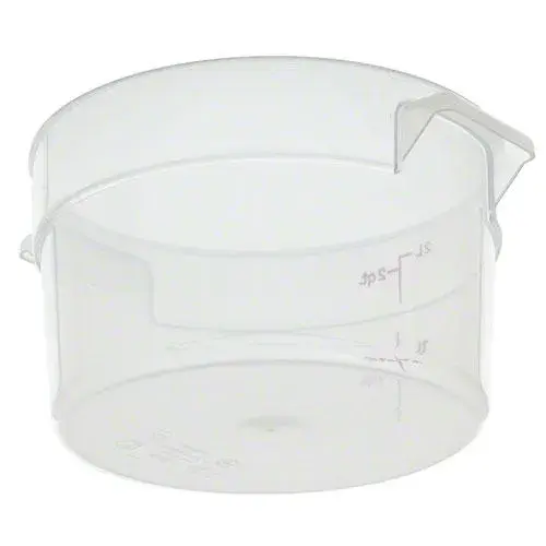 Cambro RFS2PP-190 - 2 qt Polypropylene Round Food Storage Container (12 per Case) 