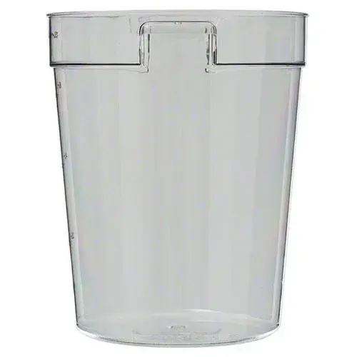 Cambro RFSCW8-135 - 8 qt Polycarbonate Food Storage Container - Camwear Round (12 per Case) 