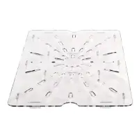 Cambro 10CWD-135 - Full-Size Food Storage Container Drain Shelf - Camwear (6 per Case) 