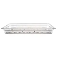 Cambro 10CWD-135 - Full-Size Food Storage Container Drain Shelf - Camwear (6 per Case) 