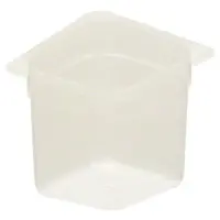Cambro 66PP-190 - 2.4 qt Sixth-Size Translucent Food Pan (6 per Case) 