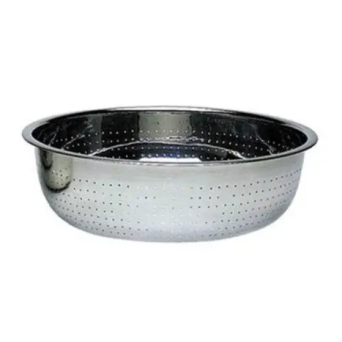 Update International CCOL-15S - Stainless Steel - Chinese Style Colander - 5" x 16.38" x 16.38"