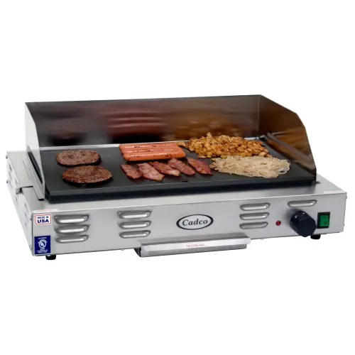 Cadco - CG10 - Stainless Steel Countertop Griddle - Medium Duty
