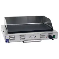 Cadco - CG20 - Stainless Steel Countertop Griddle - Medium Duty