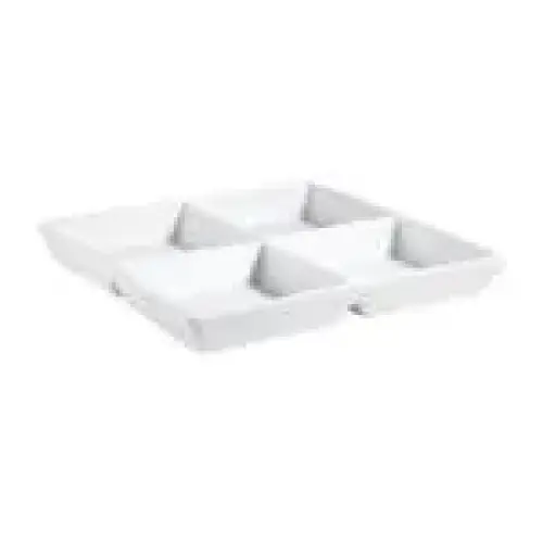 C.A.C. China CMP-D12 - CMP Divided Tray 12" - (1 Dozen per Case)