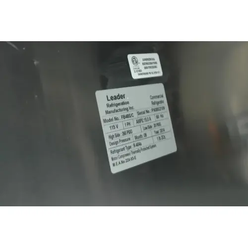 Leader FB48 - 48" Low Boy Under Counter Freezer