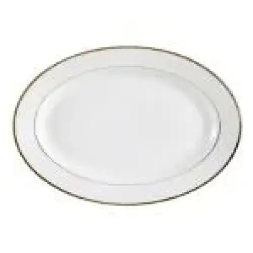 C.A.C. China GRY-13 - Golden Royal Platter - (1 Dozen per Case)