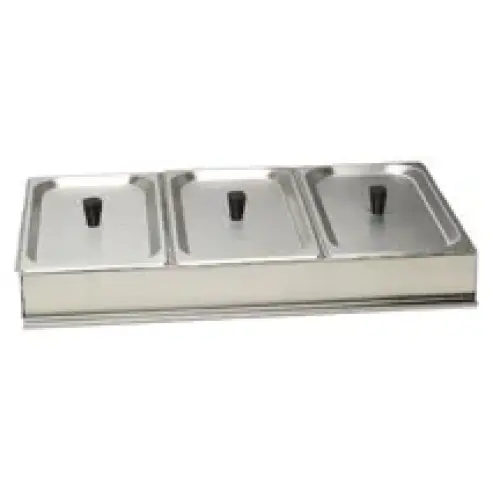 Cadco - ITBS3 - Third Size Accessory Pack w/ Stainless Steel Lids