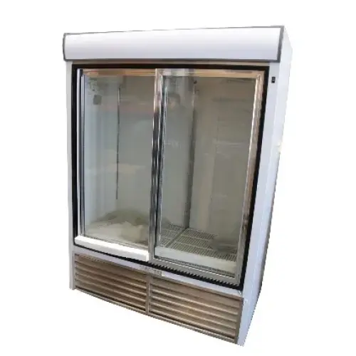 Leader ESLS54 - 54" Sliding Glass Door Reach In Refrigerator - NSF Certified