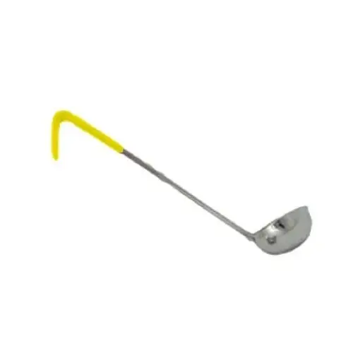 Update International LOC-10 - 1 Oz - Ladle w/Yellow PVC Handle