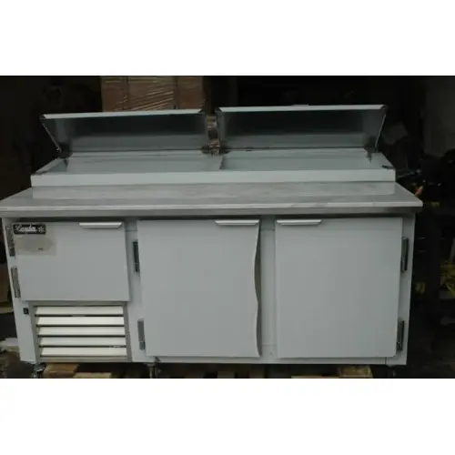 Leader PT72-M - 72" Pizza Prep Table - Marble Top