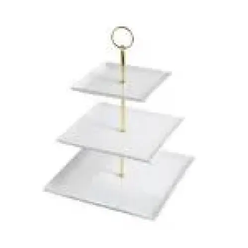C.A.C. China PTE-SQ3 - Catering Collection Catering Stand Set 10" - (8 Sets Per Case)