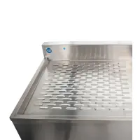 Universal 72" 3 Bowl Underbar Sink with Faucet and Two Drainboards