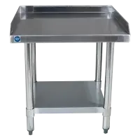 Universal ES-S2424 24&rdquo; x 24&rdquo; Stainless Steel Equipment Stand 16-Gauge with Galvanized Undershelf
