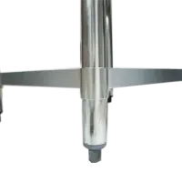 Universal ES-S2424 24&rdquo; x 24&rdquo; Stainless Steel Equipment Stand 16-Gauge with Galvanized Undershelf