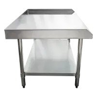 Universal ES-S3048 30&rdquo; x 48&rdquo; Stainless Steel Equipment Stand 16-Gauge with Galvanized Undershelf