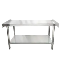 Universal ES-S3048 30&rdquo; x 48&rdquo; Stainless Steel Equipment Stand 16-Gauge with Galvanized Undershelf