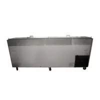 Universal UPPT92 92&rdquo; Three Door Pizza Prep Table Refrigerator