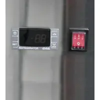 Universal USD54 54" Two Stainless Steel Solid Door Reach in Refrigerator - 47 Cu. Ft.