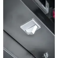 Universal USD54 54" Two Stainless Steel Solid Door Reach in Refrigerator - 47 Cu. Ft.