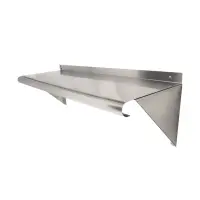 Universal WS1236 - Stainless Steel Wall Shelf - 12" X 36"
