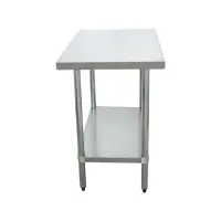 Universal 24" x 36" Stainless Steel Commercial Work Table with Undershelf