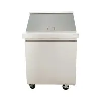 Universal USPT28 28&rdquo; Mega Top One Door Sandwich Prep Table Refrigerator