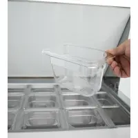 Universal USPT28 28&rdquo; Mega Top One Door Sandwich Prep Table Refrigerator