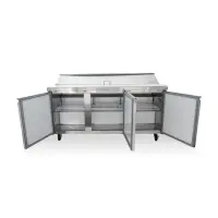 Universal USPTR72 72&rdquo; Sandwich / Salad Prep Refrigerator