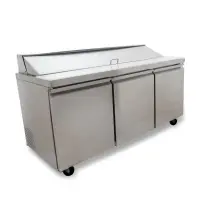 Universal USPTR72 72&rdquo; Sandwich / Salad Prep Refrigerator