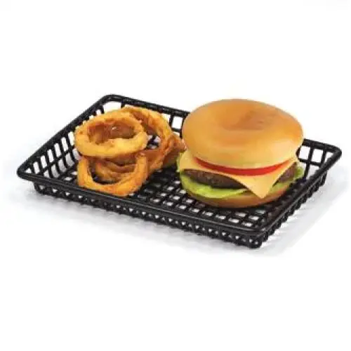 GET Enterprises - 4-35809 - Black PE-Coated 7" x 9" Grid Tray