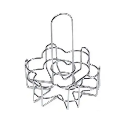 GET Enterprises - 4-221622 - 6 Compartment Chrome Table Caddy