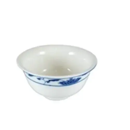 C.A.C. China 103-64 - Blue Lotus Rice Bowl 4" - (4 Dozen per Case)