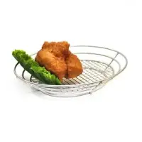 GET Enterprises - 4-84814 - 12" Stainless Basket with Grid Base