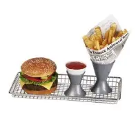 GET Enterprises - 4-835814 - Stainless Steel 7" x 14" Grid Tray