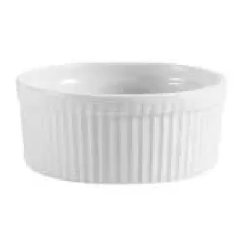 C.A.C. China SFB-24 - SFB Souffle Bowl 5-1/2" - (2 Dozen per Case)