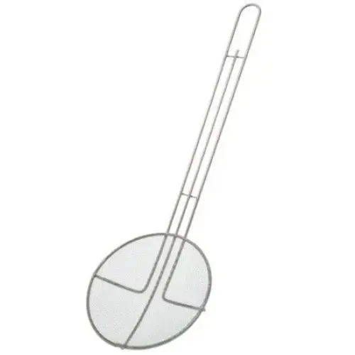 Update International SKM-RDF - 20.63" x 1" x 6.5" - Nickel Plated Fine Mesh Wire Skimmer   