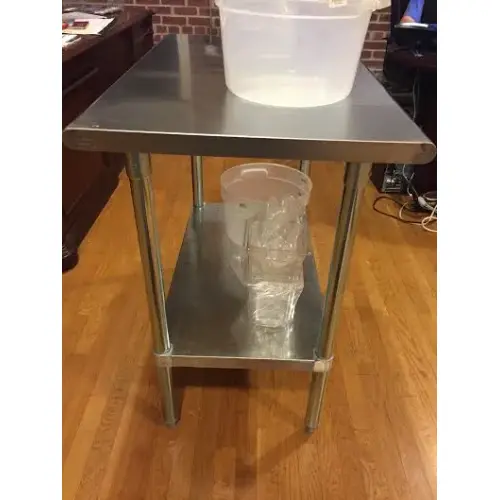 Universal SS1836 - 36" X 18" Stainless Steel Work Table W/ Stainless Steel Under Shelf