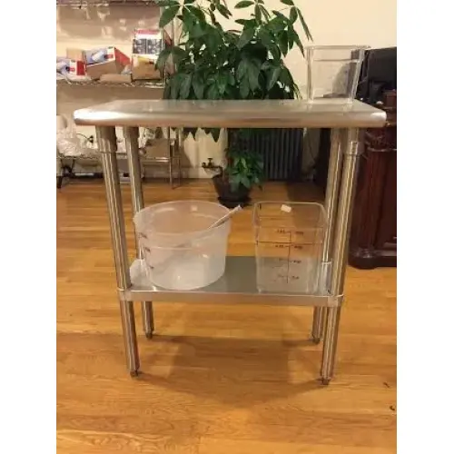 Universal SS2436 - 36" X 24" Stainless Steel Work Table W/ Stainless Steel Under Shelf