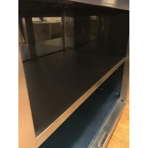 Universal ST-318-48-O - 18" X 48" Stainless Steel Storage Dish Cabinet - Open Front