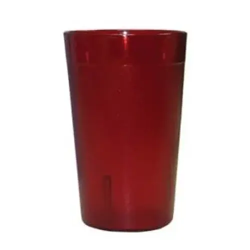 Update International TBP-20R - 3.4" x 6.5" x 3.4" - Plastic Break-Resistant Stackable Tumblers  