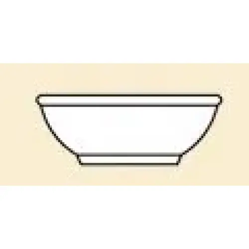 C.A.C. China FR-24 - Franklin Nappie 5-1/4" - (3 Dozen per Case)