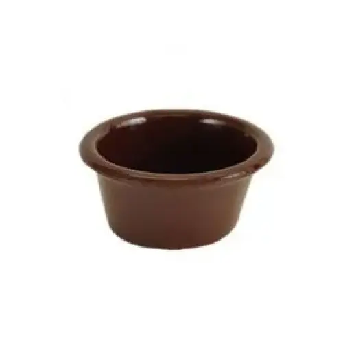 Thunder Group Chocolate Smooth Ramekin 6 oz (48 per Case) [ML539C]
